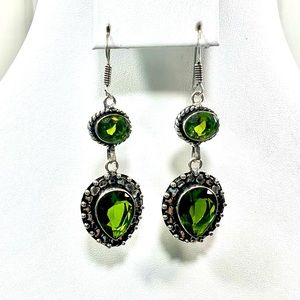 Peridot 925 Earrings